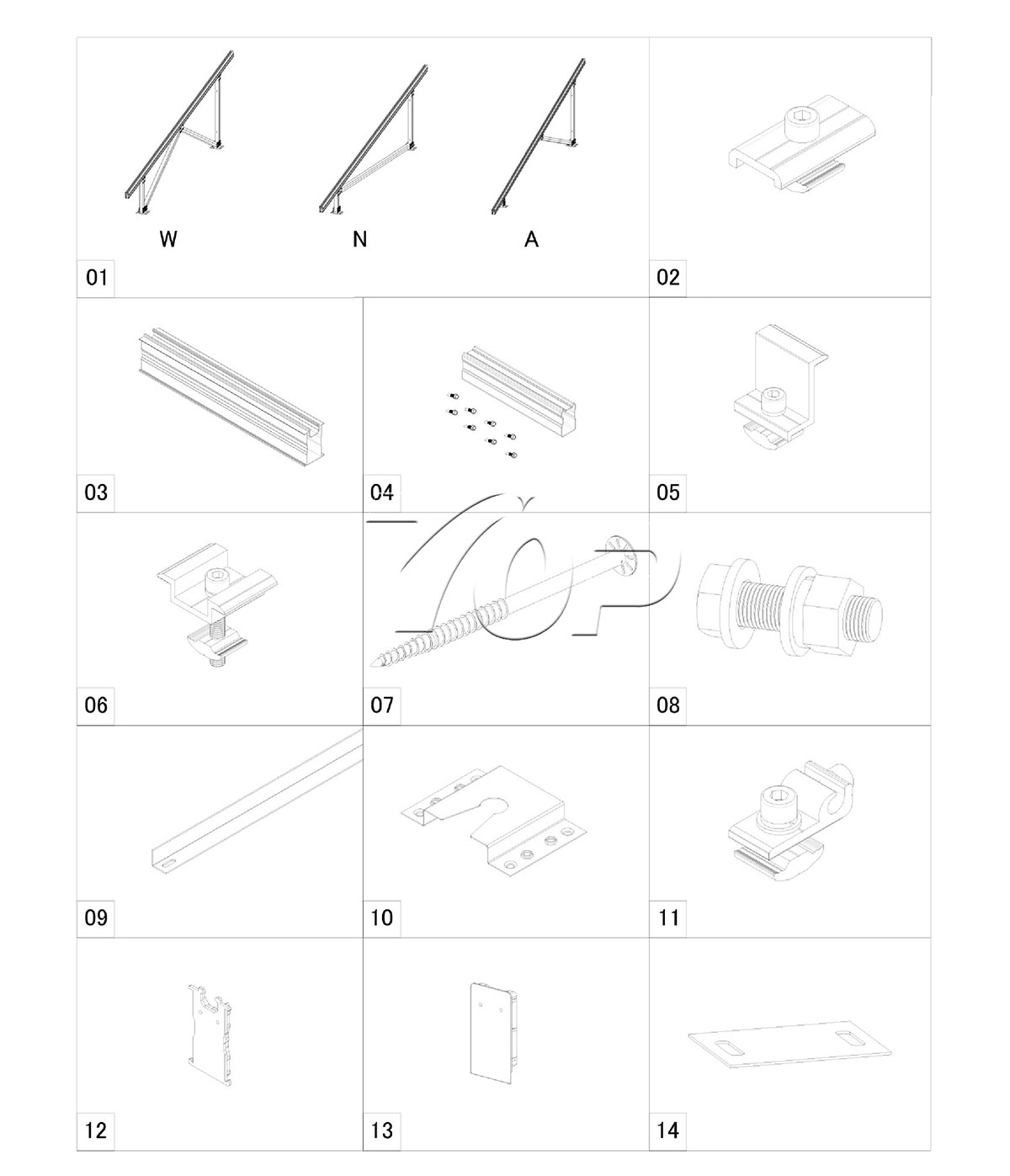 ground mount solar rack