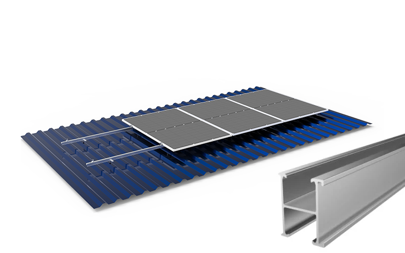 Solar Panel Mounting Aluminum Rail