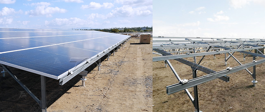 steel mounting bracket for solar structures