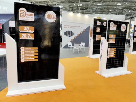 Hocheffiziente flexible Solarmodule mit 360 W bis 385 W
        