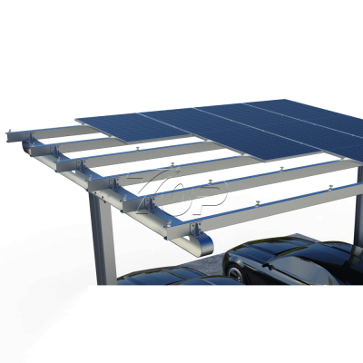Wasserdichter Solar-Carport aus Aluminium/Edelstahl