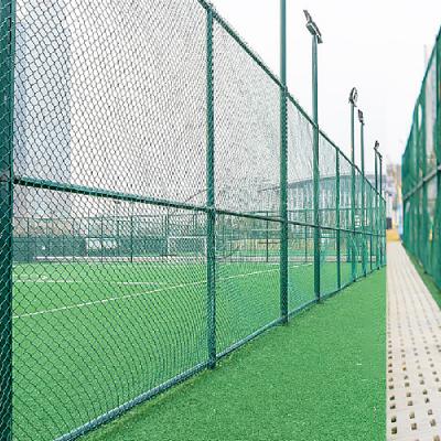 black chain link fence