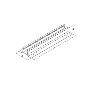 Mini rail kit for solar panel