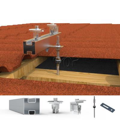 solar mounting system for tile roof