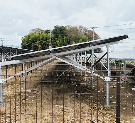 Bodenmontiertes Solarpanel-Regalsystem