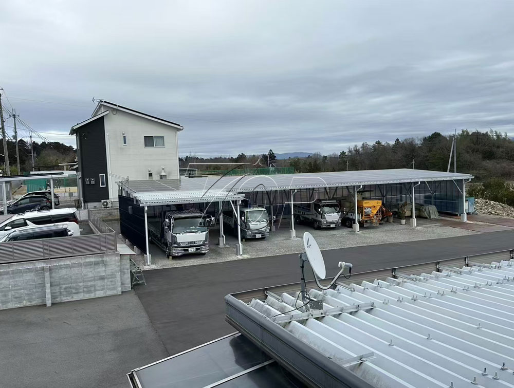 Wasserdichter BIPV-Solar-Carport