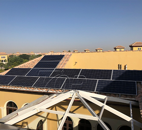 6KW Ziegeldach-Solarmontagesystem in Dubai